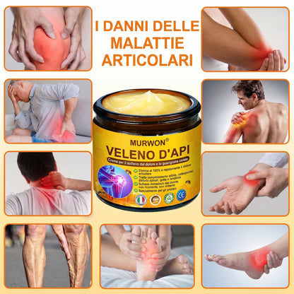 30% Discount🎁🎁|𝐌𝐔𝐑𝐖𝐎𝐍® Bee Venom Pain-Relief Bone Healing Cream ✨✨✨(Specially for older adults)