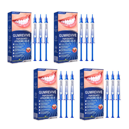 Rekomenduojamas odontologų 👨‍⚕️🦷🛡️ Vitalisys® GumRevive – regeneruojantis dantenų gelis 🐟💙