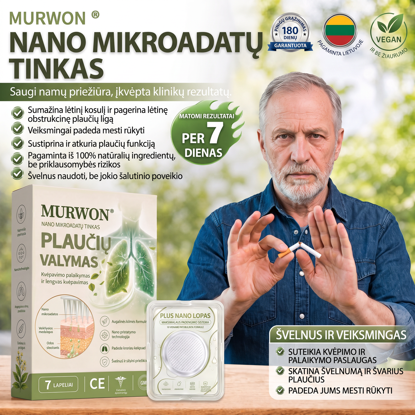 Į𝗴𝗮𝗹𝗶𝗼𝘁𝗮 𝗳𝗶𝗿𝗺𝗶𝗻ė 𝗽𝗮𝗿𝗱𝘂𝗼𝘁𝘂𝘃ė✨|🌥️ 𝑴𝑼𝑹𝑾𝑶𝑵® 𝑵𝑨𝑵𝑶 𝑴𝑰𝑲𝑹𝑶𝑨𝑫𝑨𝑻Ų 𝑻𝑰𝑵𝑲𝑨𝑺 (tiesiogiai veikia lėtines ligas, tokias kaip obstrukcinė plaučių liga, astma, lėtinis bronchitas, kvėpavimo takų infekcijos, plaučių vėžys, sinusitas ir kt.)