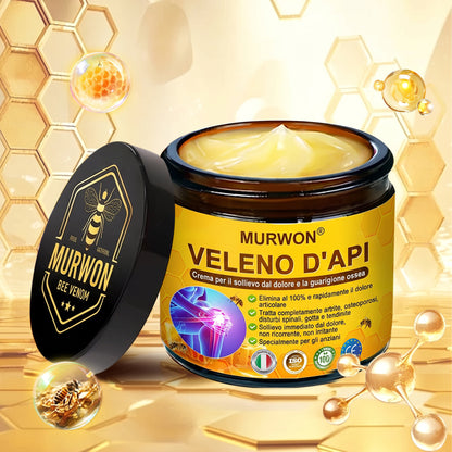 30% Discount🎁🎁|𝐌𝐔𝐑𝐖𝐎𝐍® Bee Venom Pain-Relief Bone Healing Cream ✨✨✨(Specially for older adults)