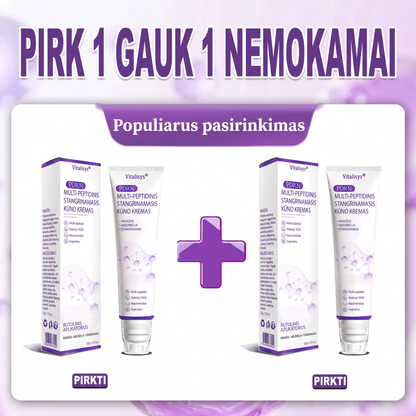 🇱🇹 Dermatologų rekomenduojama🥇 | 🍎Vitalisys® PDRN“daugiapeptidis masažuojamasis kūno kremas – Anti-senėjimo, drėkinamasis,stangrinamasis,odą regeneruojantis,sulyginantis,spuogų ir dėmių šalinimo,karpų ir apgamų šalinimo, psoriazės palengvinimo priemonė.❤️