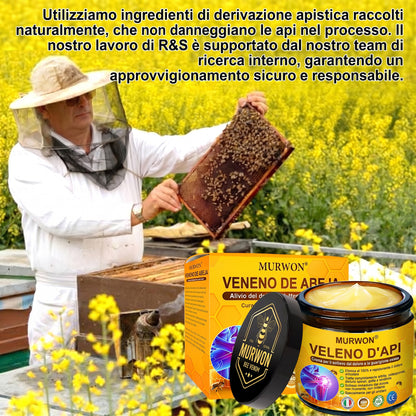 30% Discount🎁🎁|𝐌𝐔𝐑𝐖𝐎𝐍® Bee Venom Pain-Relief Bone Healing Cream ✨✨✨(Specially for older adults)