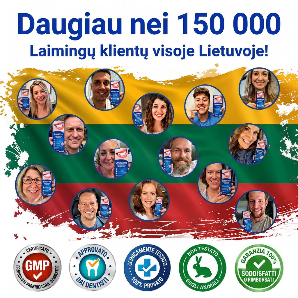 Rekomenduojamas odontologų 👨‍⚕️🦷🛡️ Vitalisys® GumRevive – regeneruojantis dantenų gelis 🐟💙