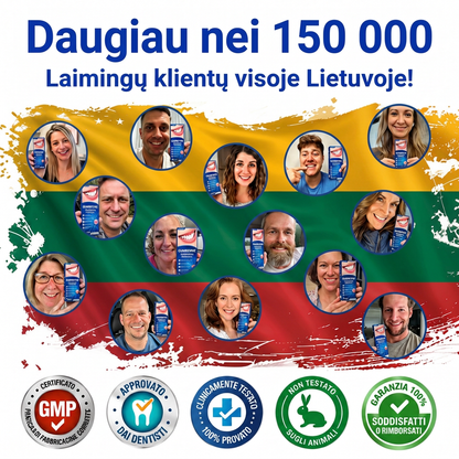 Rekomenduojamas odontologų 👨‍⚕️🦷🛡️ Vitalisys® GumRevive – regeneruojantis dantenų gelis 🐟💙