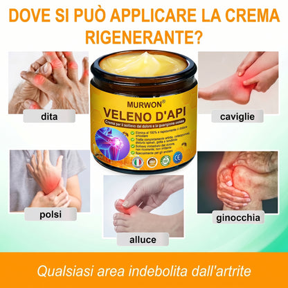 30% Discount🎁🎁|𝐌𝐔𝐑𝐖𝐎𝐍® Bee Venom Pain-Relief Bone Healing Cream ✨✨✨(Specially for older adults)