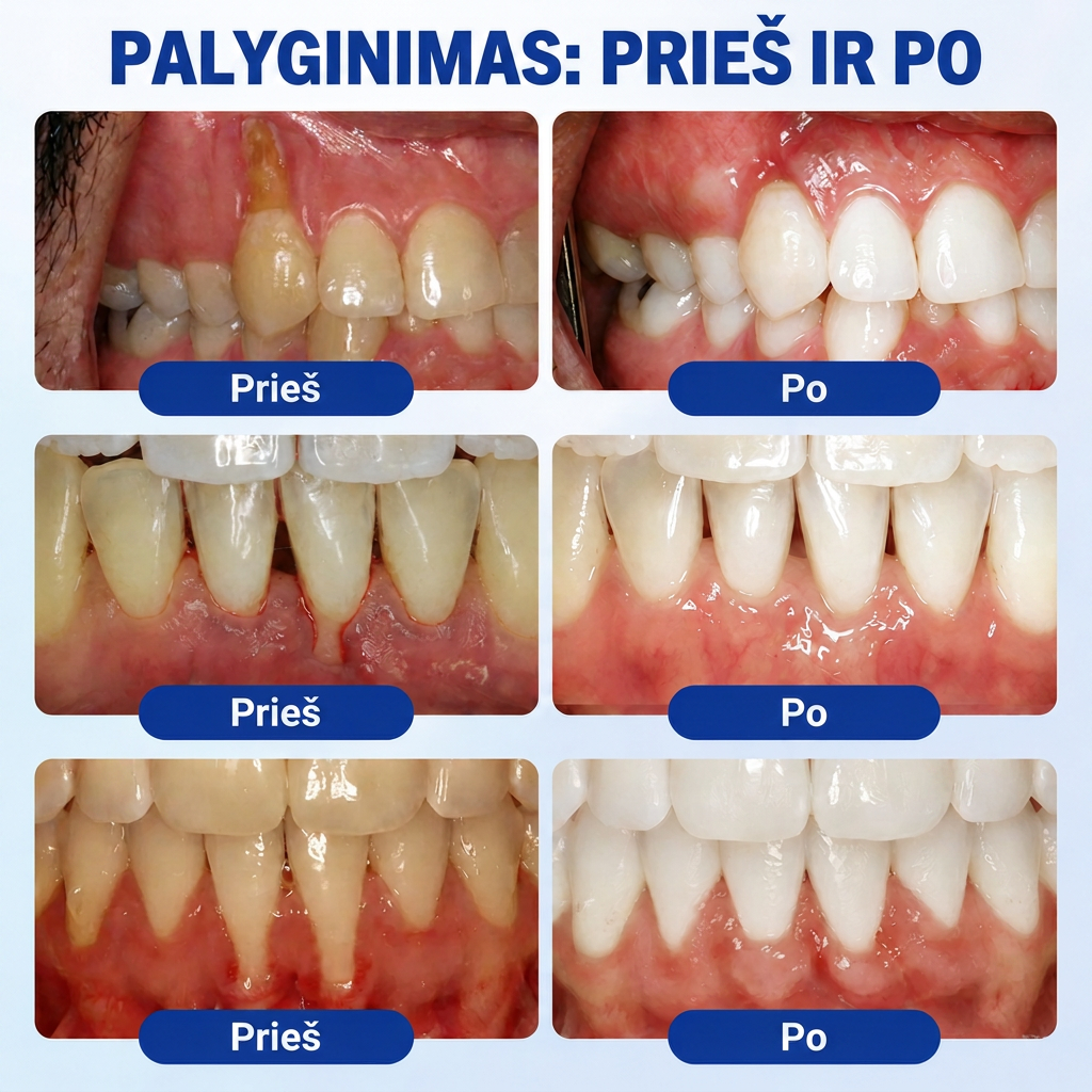 Rekomenduojamas odontologų 👨‍⚕️🦷🛡️ Vitalisys® GumRevive – regeneruojantis dantenų gelis 🐟💙