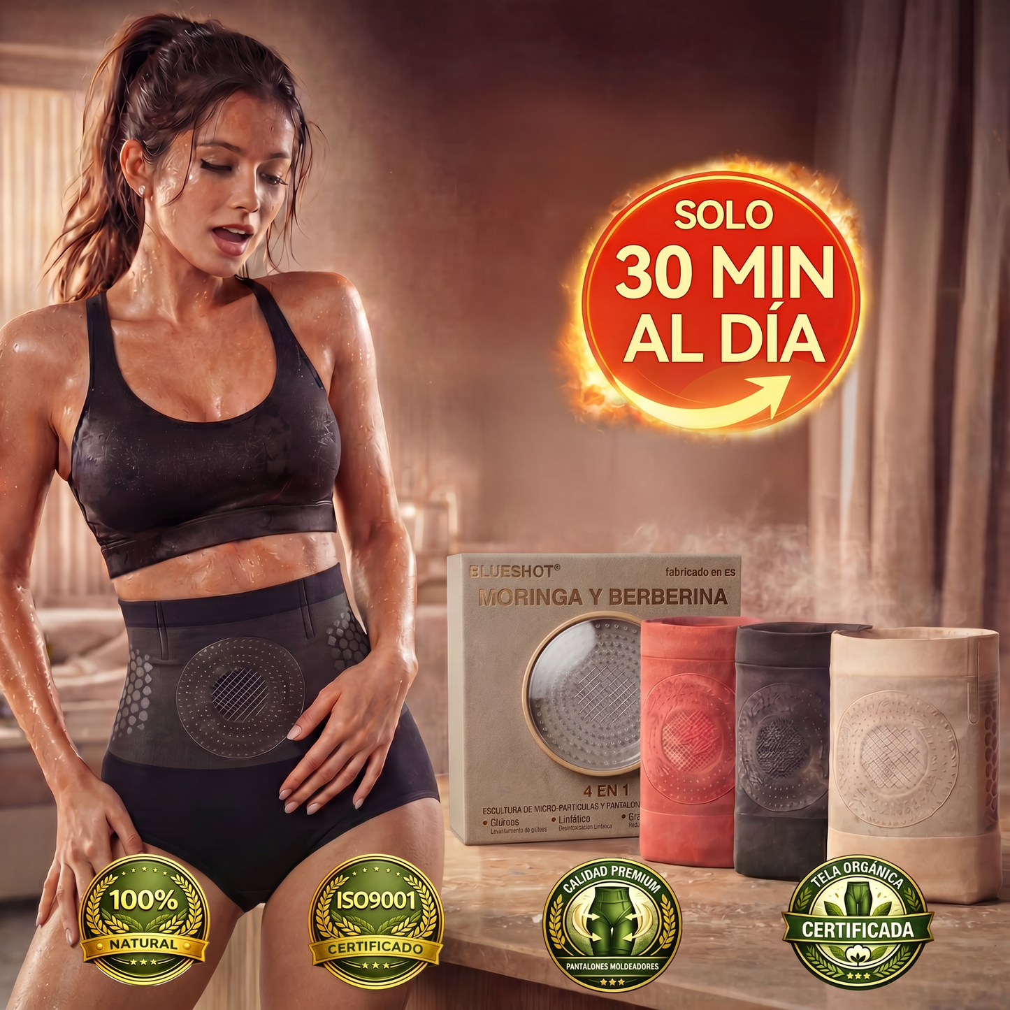 Negozio ufficiale del marchio🍊 𝐁𝑳𝑼𝑬𝑺𝑯𝑶𝑻® 2026 — Shorts Modellanti e Brucia-Grassi 4-in-1 con Micro-Particelle a base di Moringa e Berberina
