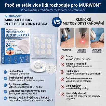 👩‍⚕️💯 Oficiální obchod | MURWON® 🌥️ Mikrojehličková náplast pro odstranění kožních nedokonalostí (Pro kožní výrůstky, drobné kožní útvary, bradavice, mateřská znaménka, stařecké skvrny a pigmentové nepravidelnosti.)❤️